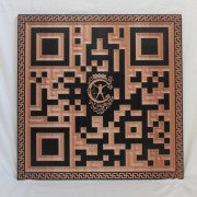 Декоративное панно на основе QR-кода